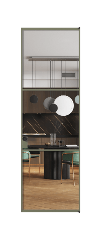 Алюминиевая дверь АЛПЛ040.03 Алюминий оливковый тёмный Прозрачное стекло "Кристал Вижн", калёное. Без короба АОТ Цена 143410 Стоимость комплекта двери включает: 1. Полотно (600/650/700/750/800/850/900/950*2000-2400 мм).
2. Короб
3. Комплект фурнитуры (2 торцевые петли и магнитный замок с ответной планкой). Фабрика дверей Волховец 8 (800) 551 43 19 Алюминиевая дверь АЛПЛ040.03 Алюминий оливковый тёмный Прозрачное стекло "Кристал Вижн", калёное Цена 143410 | Volhovec