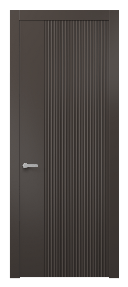 Дверь межкомнатная Альба 8643 Матовый антрацит Гладкий компланарный наличник МАН Цена 52800 ₽ Наличники уже входят в базовый комплект. Фабрика дверей Волховец 8 (800) 551 43 19 Межкомнатная дверь Альба 8643 Матовый антрацит Цена 52800 ₽ | Volhovec