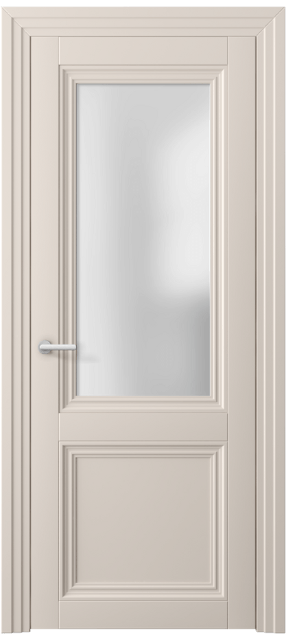 Дверь межкомнатная Центро 2524 ПЭТ пудровый бежевый Сатинированное стекло Каскадный наличник ПЭПБ Цена 45320 ₽ Наличники уже входят в базовый комплект. Фабрика дверей Волховец 8 (800) 551 43 19 Межкомнатная дверь Центро 2524 ПЭТ пудровый бежевый Сатинированное стекло Цена 45320 ₽ | Volhovec