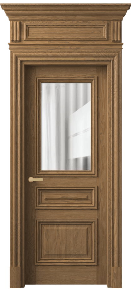 Дверь межкомнатная Антик 7304 Дуб мускатный матовый Рифлёное стекло "Дюна", триплекс КЭП + Объёмный фриз + Карниз ДМС.М Цена 295840 ₽ Наличники уже входят в базовый комплект. Фабрика дверей Волховец 8 (800) 551 43 19 Межкомнатная дверь Антик 7304 Дуб мускатный матовый Рифлёное стекло "Дюна", триплекс Цена 295840 ₽ | Volhovec