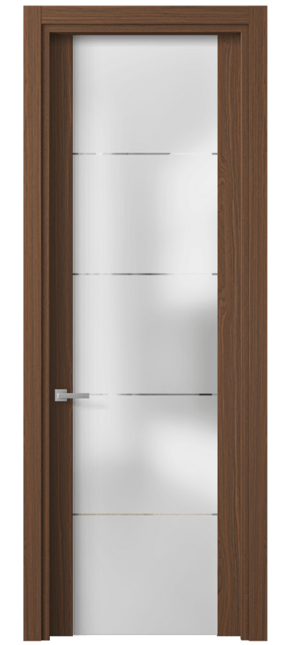 Межкомнатная дверь Planum 4114 Экзотик винный матовый Сатинированное стекло с гравировкой «КВАДРО», триплекс Цена 84370 ₽ | Volhovec