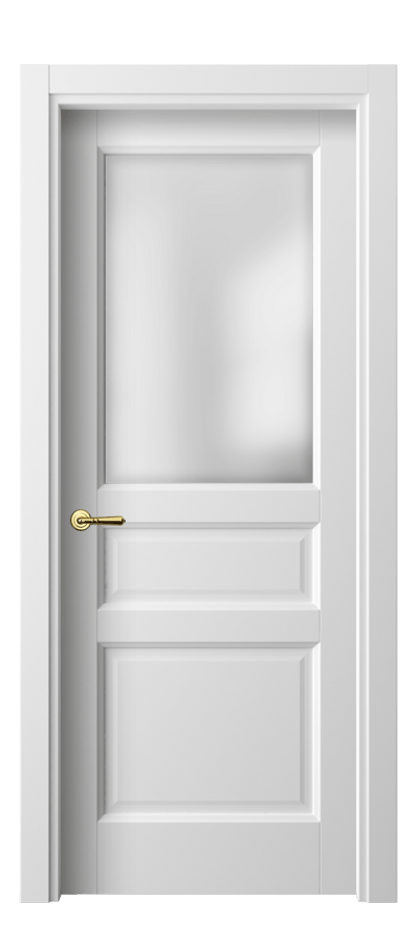 Межкомнатная дверь Galant 1432 Белый шёлк Сатинированное стекло Цена 40040 ₽ | Volhovec