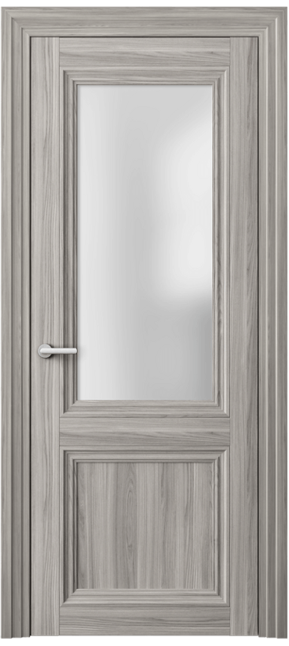 Межкомнатная дверь Центро 2524 Имбирный ясень Сатинированное стекло Цена 49060 ₽ | Volhovec