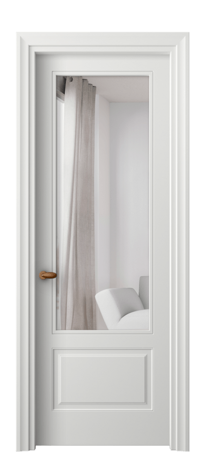 Межкомнатная дверь Esse 8542 Матовый светло-серый Двустороннее зеркало, триплекс Цена 487580 AMD | Volhovec