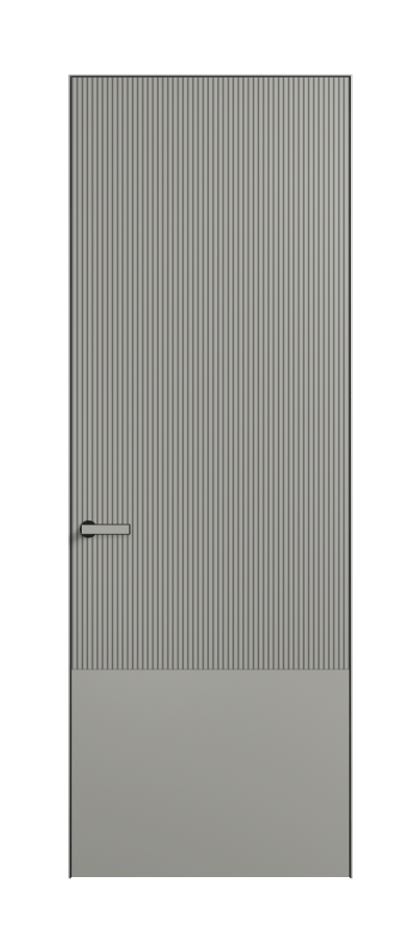 Дверь межкомнатная Вельвет АКП 8203 Матовый нейтральный серый. Скрытый короб Черный Цена 77520 . Фабрика дверей Волховец 8 (800) 551 43 19 Межкомнатная дверь Вельвет АКП 8203 Матовый нейтральный серый. Цена 77520 | Volhovec