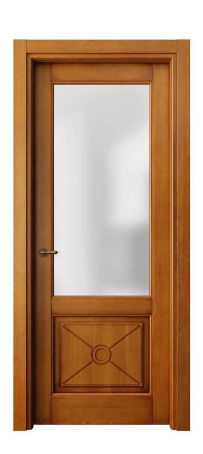 Межкомнатная дверь Toscana Litera 6362 Бук светлый с патиной Сатинированное стекло Цена 136400 ₽ | Volhovec