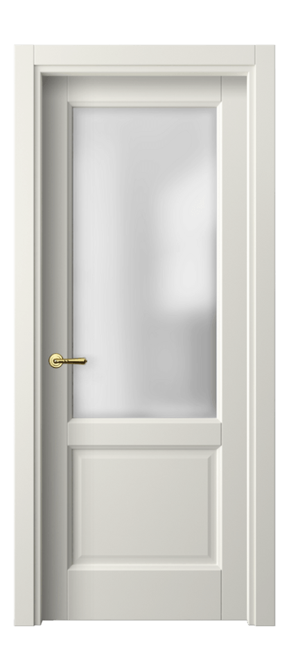 Межкомнатная дверь Галант 1422 Матовый жемчужный Сатинированное стекло Цена 57640 ₽ | Volhovec