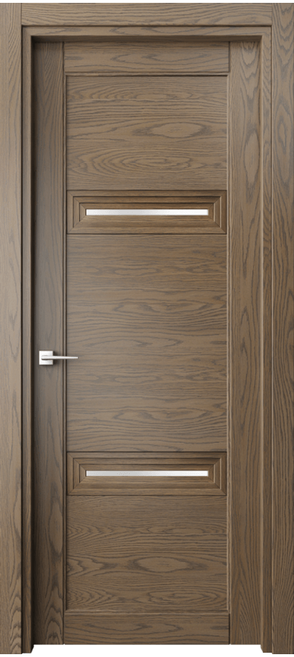 Межкомнатная дверь Ego 6113 Дуб мраморный Сатинированное стекло Цена 139150 ₽ | Volhovec