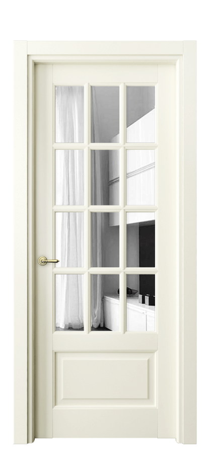 Межкомнатная дверь Toscana Grigliato 6313 Бук молочно-белый Двустороннее зеркало, триплекс Цена 790390 AMD | Volhovec