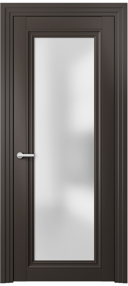 Дверь межкомнатная Центро 2502 Матовый антрацит Сатинированное стекло Каскадный наличник МАН Цена 74599 ₽ Наличники уже входят в базовый комплект. Фабрика дверей Волховец 8 (800) 551 43 19 Межкомнатная дверь Центро 2502 Матовый антрацит Сатинированное стекло Цена 74599 ₽ | Volhovec