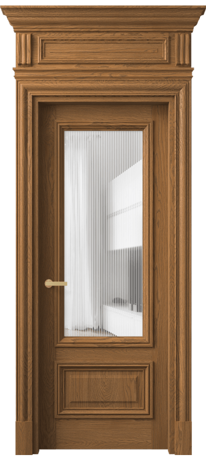 Дверь межкомнатная Антик 7306 Дуб пряный матовый Рифлёное стекло "Дюна", триплекс КЭП + Объёмный фриз + Карниз ДПР.М Цена 295840 ₽ Наличники уже входят в базовый комплект. Фабрика дверей Волховец 8 (800) 551 43 19 Межкомнатная дверь Антик 7306 Дуб пряный матовый Рифлёное стекло "Дюна", триплекс Цена 295840 ₽ | Volhovec