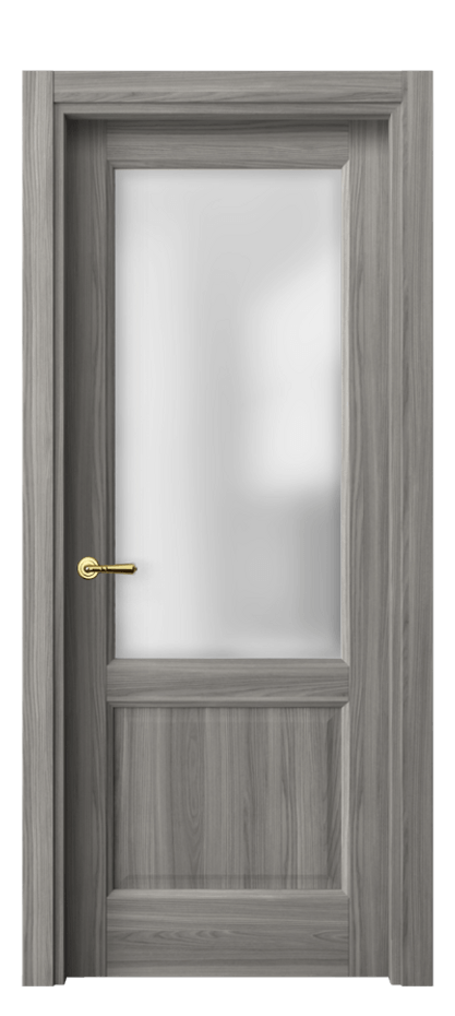 Межкомнатная дверь Галант 1422 Имбирный ясень Сатинированное стекло Цена 34740 ₽ | Volhovec