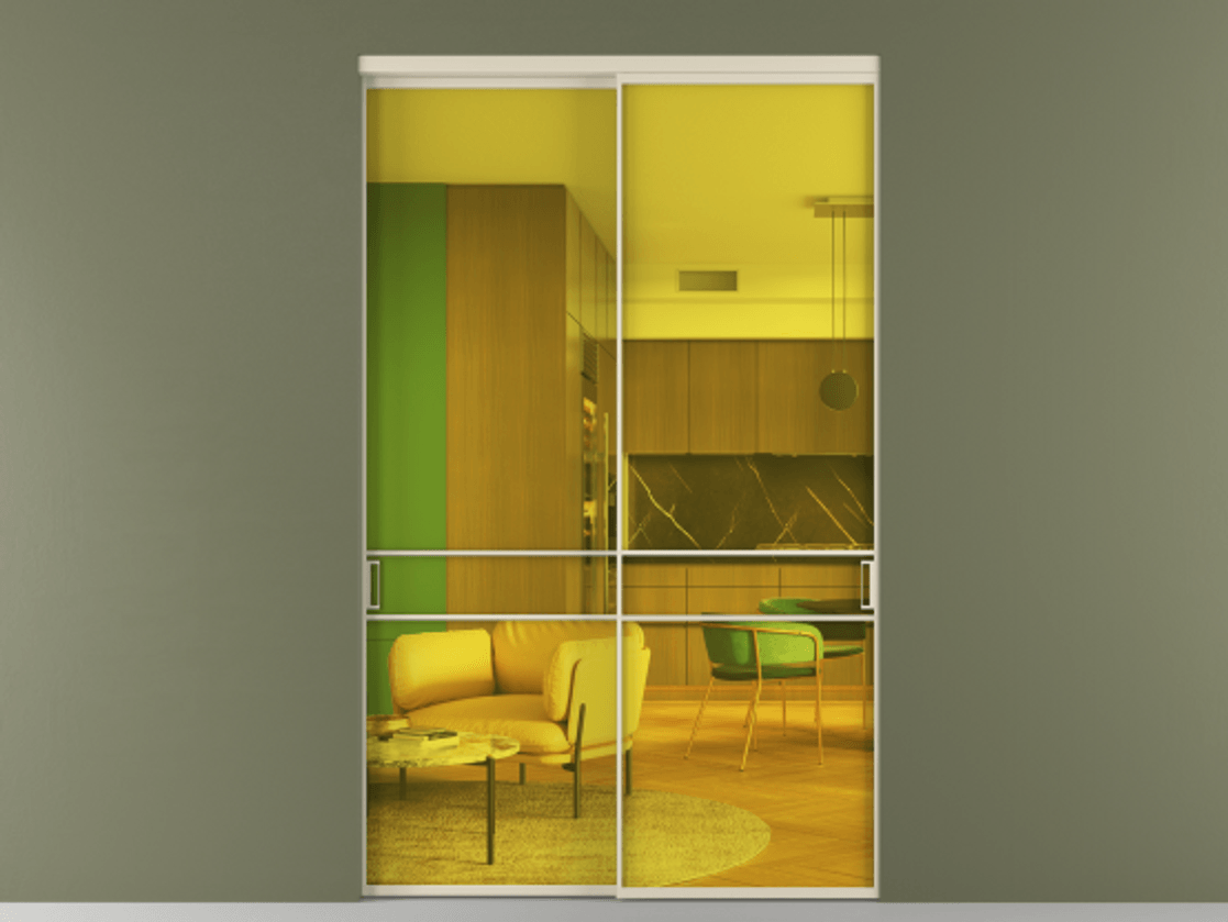 Перегородка Формато внутри проёма 2 створки АЛПР 040.02 Алюминий бежево-серый Прозрачное жёлтое стекло, триплекс. Цена 475490 ₽ 1. Полотно 2 шт. (800/2100 мм)
2. Комплект установки раздвижной системы
3. Базовый комплект фурнитуры
4.Ручка Рондо. Фабрика дверей Волховец 8 (800) 551 43 19 Перегородка Формато внутри проёма 2 створки АЛПР 040.02 Алюминий бежево-серый Прозрачное жёлтое стекло, триплекс Цена 475490 ₽ | Volhovec