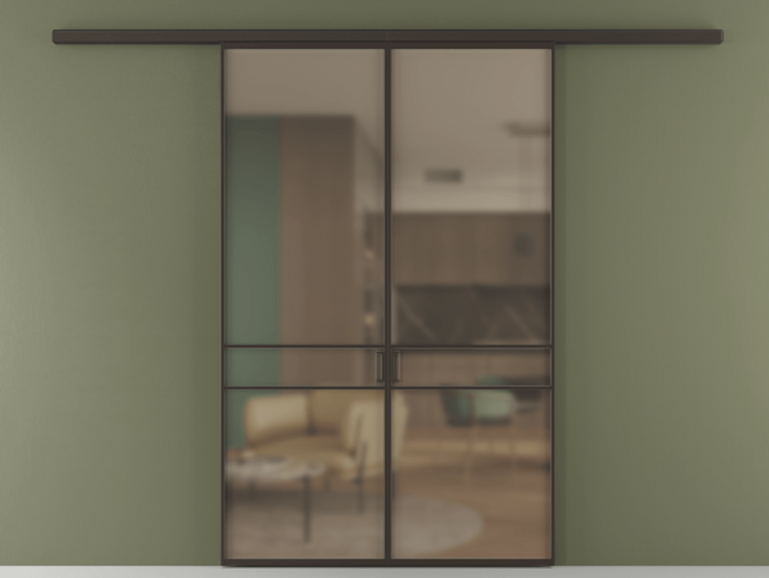 Перегородка Формато вдоль стены 2 створки АЛПР 040.02 Алюминий антрацит Сатинированное бронзовое стекло, триплекс. Цена 223260 ₽ 1. Полотно 2 шт. (800/2100 мм)
2. Комплект установки раздвижной системы
3. Базовый комплект фурнитуры
4.Ручка Рондо. Фабрика дверей Волховец 8 (800) 551 43 19 Перегородка Формато вдоль стены 2 створки АЛПР 040.02 Алюминий антрацит Сатинированное бронзовое стекло, триплекс Цена 223260 ₽ | Volhovec