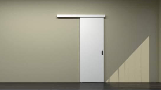 Монтаж раздвижной двери