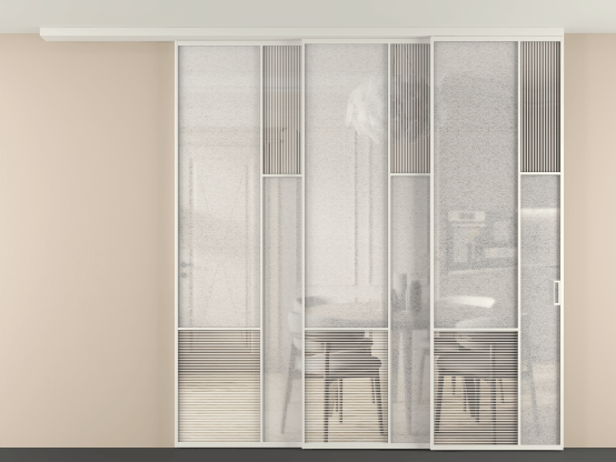 Алюминевая перегородка vdt3_8 БЕЛ. Цвет Алюминий Белый. Материал Алюминий. Коллекция Перегородка Мозаик вдоль стены на потолок 3 створки с синхронным механизмом. Фото. Алюминевая перегородка vdt3_8 БЕЛ. Цвет Алюминий Белый. Материал Алюминий. Коллекция Перегородка Мозаик вдоль стены на потолок 3 створки с синхронным механизмом. Картинка.
