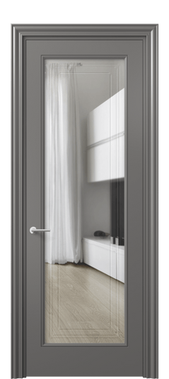 Межкомнатная дверь 8400 МКЛС Прозрачное стекло с гравировкой Mascot. Цвет Матовый классический серый. Материал Гладкая эмаль. Коллекция Mascot. Фото. Дверь межкомнатная 8400 МКЛС Прозрачное стекло с гравировкой Mascot. Цвет Матовый классический серый. Материал Гладкая эмаль. Коллекция Mascot. Картинка.