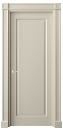 Дверь межкомнатная 6301 МБСР. Цвет Матовый бежево-серый. Материал Гладкая эмаль. Коллекция Тоскана Плано. Картинка.