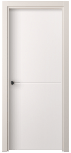 Дверь межкомнатная 4207 ПЭКС. Цвет ПЭТ кремово-серый. Материал ПЭТ. Коллекция Фридом. Картинка.