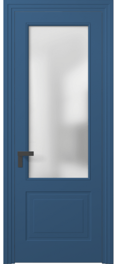 Дверь межкомнатная 8352 Бриллиантово-синий RAL 5007. Цвет RAL Бриллиантово-синий RAL 5007. Материал Гладкая эмаль. Коллекция Rocca. Картинка.