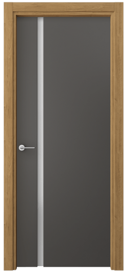 Межкомнатная дверь 4222 ПЭГФ САТ. Цвет ПЭТ графитовый. Материал ПЭТ. Коллекция Freedom. Фото. Дверь межкомнатная 4222 ПЭГФ САТ. Цвет ПЭТ графитовый. Материал ПЭТ. Коллекция Freedom. Картинка.