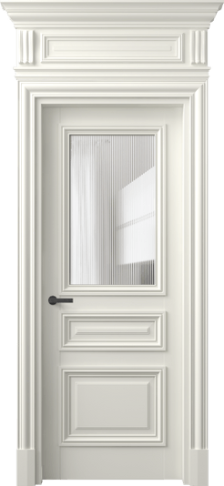 Дверь межкомнатная 7304 БЖМ DUNE. Цвет Бук жемчуг. Материал Массив бука эмаль. Коллекция Antique. Картинка.