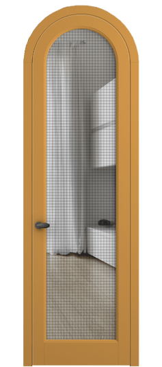 Дверь межкомнатная 6814 Пастельно-жёлтый RAL 1034 MS. Цвет RAL Пастельно-жёлтый RAL 1034. Материал Гладкая эмаль. Коллекция Palazzo. Картинка.