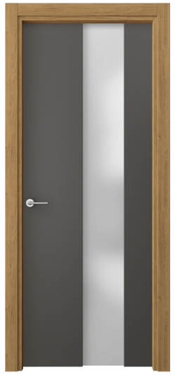Межкомнатная дверь 4226 ПЭГФ САТ. Цвет ПЭТ графитовый. Материал ПЭТ. Коллекция Freedom. Фото. Дверь межкомнатная 4226 ПЭГФ САТ. Цвет ПЭТ графитовый. Материал ПЭТ. Коллекция Freedom. Картинка.