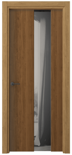 Межкомнатная дверь 4226 ЛОР ДВ ЗЕР СЕР. Цвет Лесной орех. Материал Ламинатин. Коллекция Freedom. Фото. Дверь межкомнатная 4226 ЛОР ДВ ЗЕР СЕР. Цвет Лесной орех. Материал Ламинатин. Коллекция Freedom. Картинка.