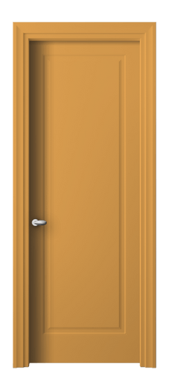Дверь межкомнатная 8501 Пастельно-жёлтый RAL 1034. Цвет RAL Пастельно-жёлтый RAL 1034. Материал Гладкая эмаль. Коллекция Esse. Картинка.