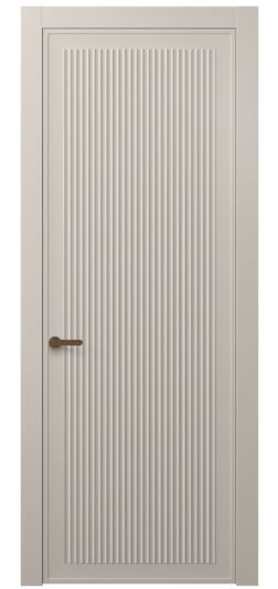 Дверь межкомнатная АКП 8642 МСБЖ. Цвет Матовый светло-бежевый. Материал Гладкая эмаль. Коллекция Alba. Картинка.