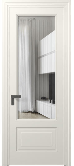 Межкомнатная дверь 8342 МЖМ Прозрачное стекло с гравировкой Rocca. Цвет Матовый жемчужный. Материал Гладкая эмаль. Коллекция Rocca. Фото. Дверь межкомнатная 8342 МЖМ Прозрачное стекло с гравировкой Rocca. Цвет Матовый жемчужный. Материал Гладкая эмаль. Коллекция Rocca. Картинка.