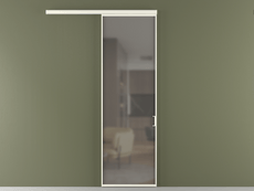 Перегородка Формато вдоль стены 1 створка