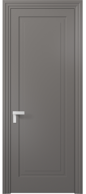 Дверь межкомнатная АКП 8301 МКЛС Матовый классический серый. Цвет Матовый классический серый. Материал Гладкая эмаль. Коллекция Rocca. Картинка.