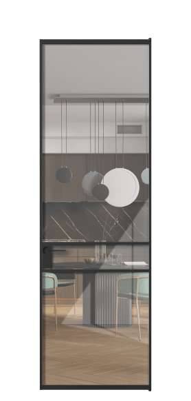 Межкомнатная дверь АЛПЛ040.02 ЧРН Алюминий Черный Stopsol Clear прозрачное. Цвет Алюминий Черный. Материал Алюминий. Коллекция Формато. Фото. Дверь межкомнатная АЛПЛ040.02 ЧРН Алюминий Черный Stopsol Clear прозрачное. Цвет Алюминий Черный. Материал Алюминий. Коллекция Формато. Картинка.