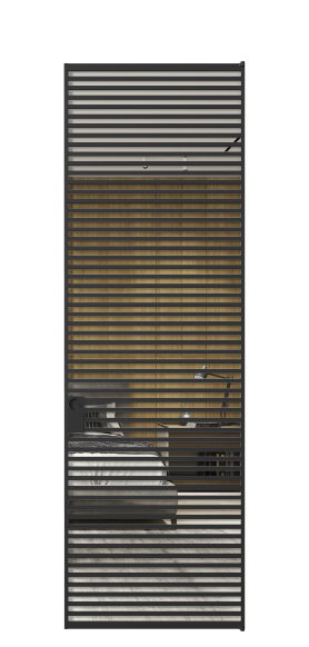 Межкомнатная дверь АЛПЛ040.06 Зеркало триплекс ЧЕР. Цвет Алюминий Черный. Материал Алюминий. Коллекция Формато. Фото. Дверь межкомнатная АЛПЛ040.06 Зеркало триплекс ЧЕР. Цвет Алюминий Черный. Материал Алюминий. Коллекция Формато. Картинка.