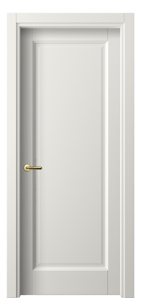 Дверь межкомнатная 1401 ПЭБЛ. Цвет ПЭТ белоснежный. Материал ПЭТ. Коллекция Галант. Картинка.