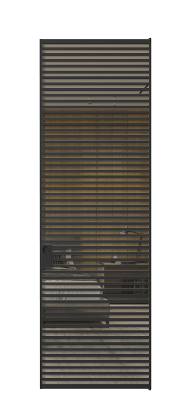 Межкомнатная дверь АЛПЛ040.06 Stopsol Bronze ЧЕР. Цвет Алюминий Черный. Материал Алюминий. Коллекция Формато. Фото. Дверь межкомнатная АЛПЛ040.06 Stopsol Bronze ЧЕР. Цвет Алюминий Черный. Материал Алюминий. Коллекция Формато. Картинка.